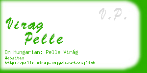 virag pelle business card